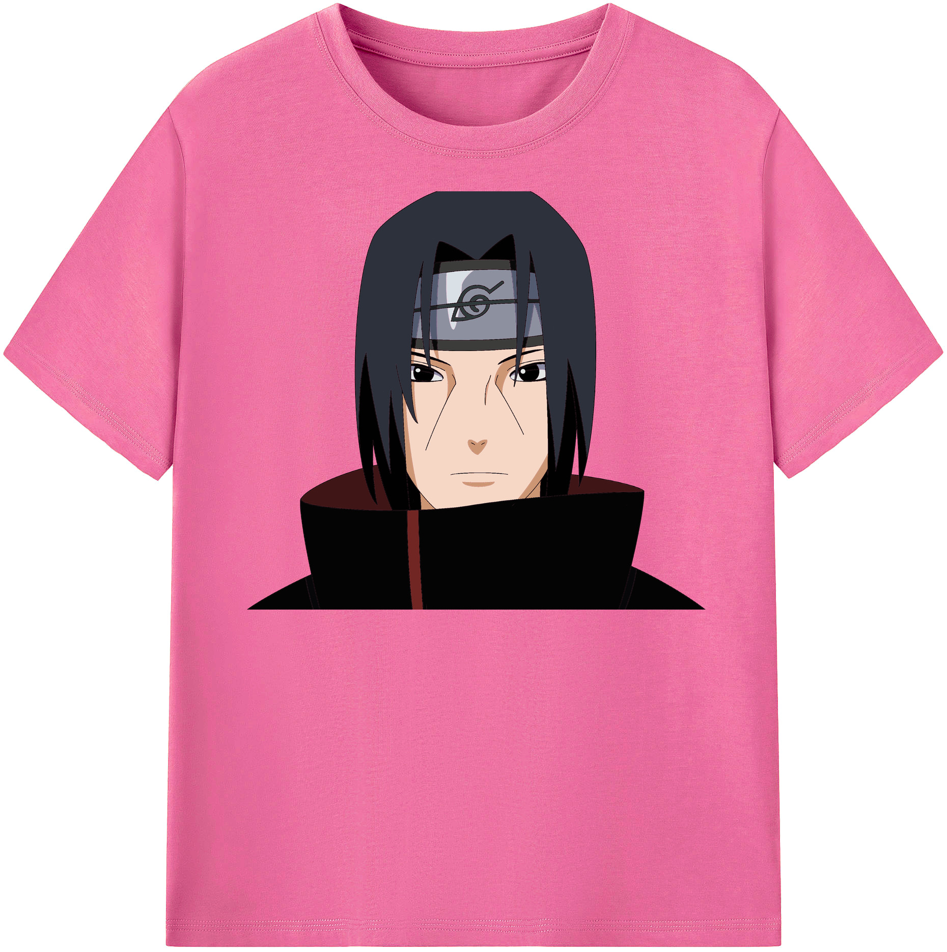（画像用） NARUTO -ナルト- うちは イタチ Uchiha Itachi レディースカジュアルプリントTシャツ（綿100％）